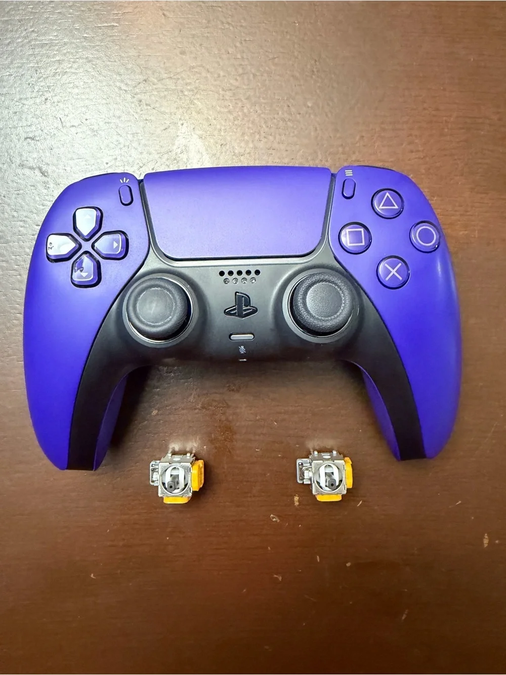 Custom purpure controller for ps5 hall efect upgrade